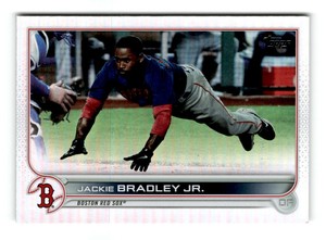 2022 Topps Jackie Bradley Jr.  #398 Rainbow Foil  Boston Red Sox