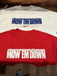 2 Retro NIKE T Shirts Tee Men’s XL Red And White - Picture 1 of 9