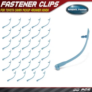 30Pcs 6 mm Nylon Cable Strap Push Mount Wire Tie Clips for Toyota Camry Honda - Picture 1 of 10