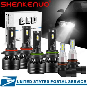 For Chrysler 300C 2005-2009 6X White Combo LED Headlight +Fog Light Bulbs Kit F5 - Picture 1 of 12