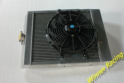 Radiador personalizado con ventilador Lotus Elite Mk14 Serie 1 Serie 2 1958-1966 Foto 1 de 4