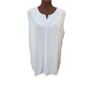 Citi Knit Light Blue Sleeveless Tunic Style Top Women's 2X NWT - Picture 1 of 8