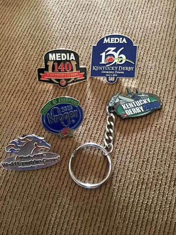 Kentucky Derby Media… Key Chain…Equestrian Games…Kroger Derby Roses Cover