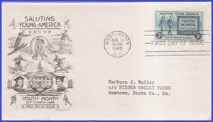 USA3 # 963 ADDR SMARTCRAFT FDC Salute to Youth - Picture 1 of 1