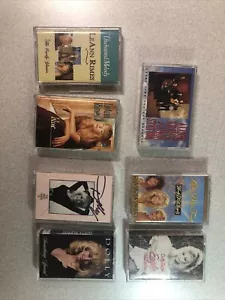 Country Music Cassette Tape Lot 7 Tapes Lot Parton Lynn Wynette Rimes Krauss - Picture 1 of 12