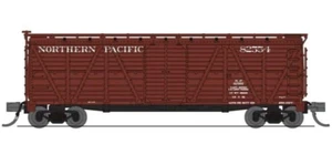 Broadway Limited N Scale ~ Northern Pacific ~ PRR K7 Stock Car W/ Sheep Sound - Picture 1 of 2