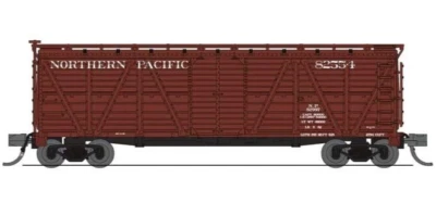 Broadway Limited N Scale ~ Northern Pacific ~ PRR K7 Stock Car W/ Sheep Sound - Image 1 of 2