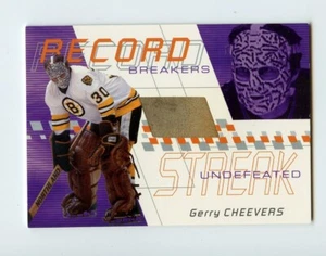 01-02 Zwischen den Pfeifen Rekordbrecher #RB-14 Gerry Cheevers Pads Bruins *71004 - Bild 1 von 1