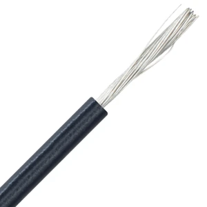 24 AWG Stärke Anschlusskabel SCHWARZ 100 Fuß UL1007/1569 300 Volt 105C PVC isoliert - Bild 1 von 1