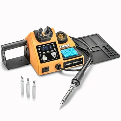 X-Tronic 9040-PRO-X 200 Watt Quick Temp Heavy Gauge Soldering Iron Station Kit