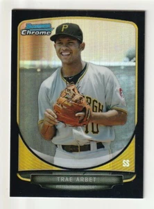 Trae Arbet 2013 Bowman Chrome Black Mini Refractor 10/25 Pirates - Picture 1 of 2
