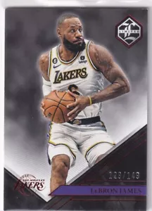 2022-23 Panini Chronicles Limited NBA No. 398 LeBron James Red 129/149 - Bild 1 von 2