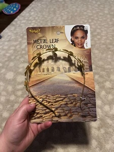 spirit metal leaf crown - godess halloween costume  - Picture 1 of 3