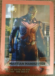 2016 SDCC COMIC CON ESCLUSIVA DC SUPERGIRL MARTIAN MANHUNTER FOIL CARTA PROMOZIONALE - Foto 1 di 1