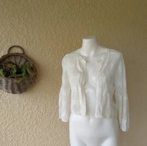 Cárdigan de punto suave envolvente manga 3/4 - Imagen 1 de 8