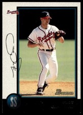 1998 Bowman 135 Troy Cameron   Atlanta Braves  Baseball Card