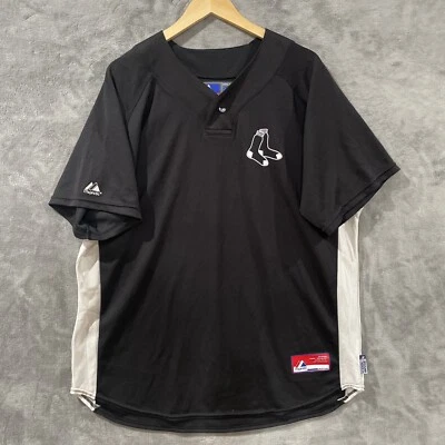 Majestic Boston Red Sox Jersey Men's XL Black #15 Dustin Pedroia Cool Base - Image 1 of 4