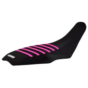 Honda TRX 250EX TRX 250 EX Seat Cover 2006 - 2024 ALL BLACK/ PINK RIBS #206 - Picture 1 of 5