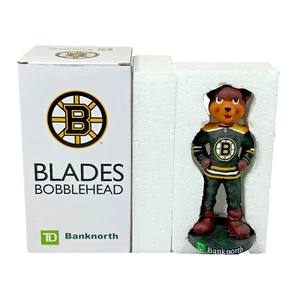 Blades the Bear Mascota Boston Bruins Bobblehead TD Banknorth - Imagen 1 de 24