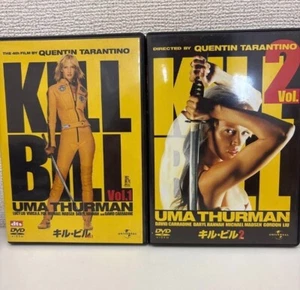 KILL BILL DVD JAPAN 1 & 2 set SAMURAI UMA THURMAN Universal - Picture 1 of 8