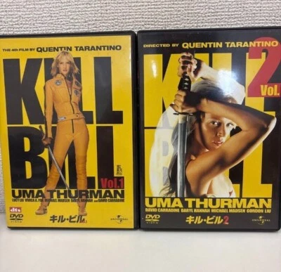 KILL BILL DVD JAPAN 1 ＆ 2 set SAMURAI UMA THURMAN Universal - Image 1 of 4