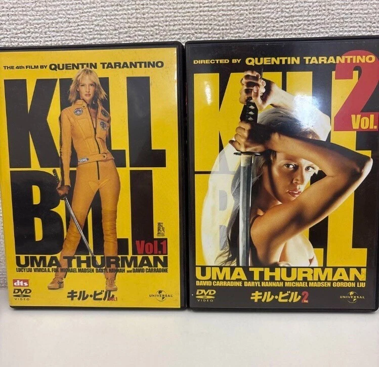 KILL BILL DVD JAPAN 1 ＆ 2 set SAMURAI UMA THURMAN Universal - Image 1 of 4