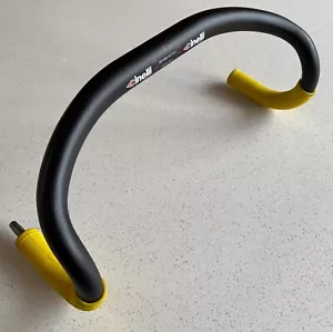 CINELLI PISTA Track Handlebar BLACK AL6061 T6 31.8 x 40cm with Rubber Grips - Picture 1 of 10