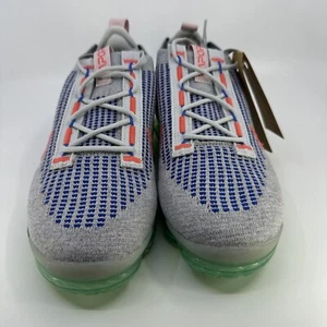 Nike Air Vapor Max Flyknit Wolf Gris Medio Azul Hombre Entrenadores DQ3974 001 Talla 10 - Imagen 1 de 6