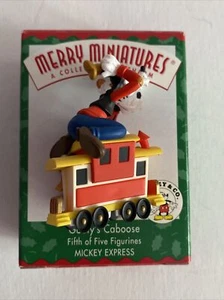 Hallmark Ornament Mickey Express Goofy's Caboose 5th Merry Miniatures VTG 1998 - Picture 1 of 4