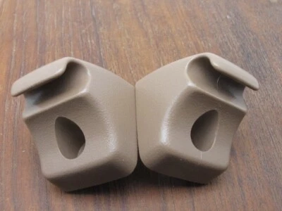 1993-1998  Nissan Quest BROWN Sun Visor Clips (2) & screws (2) - Image 1 of 4