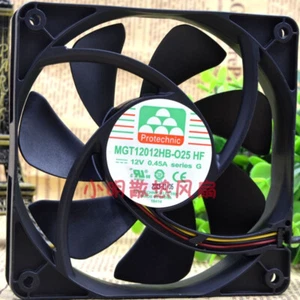 MAGIC MGT12012HB-O25 HF 12V 0.45A 12025 12CM Chasis Ventilador de Refrigeración Industrial Silencioso - Imagen 1 de 5
