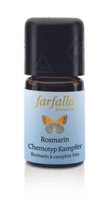Farfalla Rosmarin Chemotyp Kampfer ätherisches Öl naturrein bio 5 ml - Bild 1 von 5