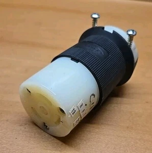 Hubbell HBL2623 30 Amp 30A 250V L6-30 Gire Twist Pull Lock Plug BIN40 - Imagen 1 de 3