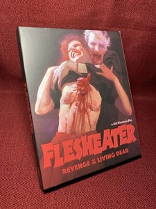 SLIPCOVER ONLY Flesheater: Revenge Of The Living Dead Blu-Ray Vinegar Syndrome - Imagen 1 de 5