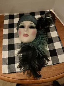 Art Deco/1920’s Woman/Ceramic/Face Mask/wall/mint - Picture 1 of 10