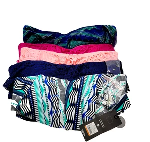 Mossimo Swim Suit Tops Only Lot of 5 Multi Color 4 Medium 1 Large New With Tags - Picture 1 of 12