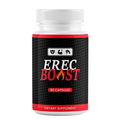 (1 Pack) Erec Boost Pills, Maximize Energy, Vitality & Stamina 60 Capsules