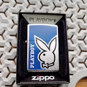 28261 Zippo Playboy Bunny Blue - Picture 1 of 8