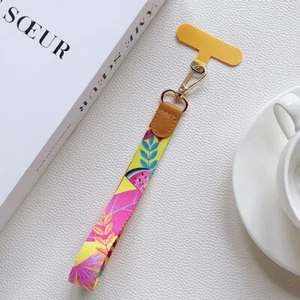 Braided Phone Lanyard Short Mobile Hanging Rope Outdoor Anti-loss Wrist Strap - Photo 1 sur 20