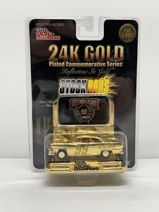 Jeff Burton #99 NASCAR Exide 50th Anniversary Champions 24K Gold 1:64 Scale New - Picture 1 of 13