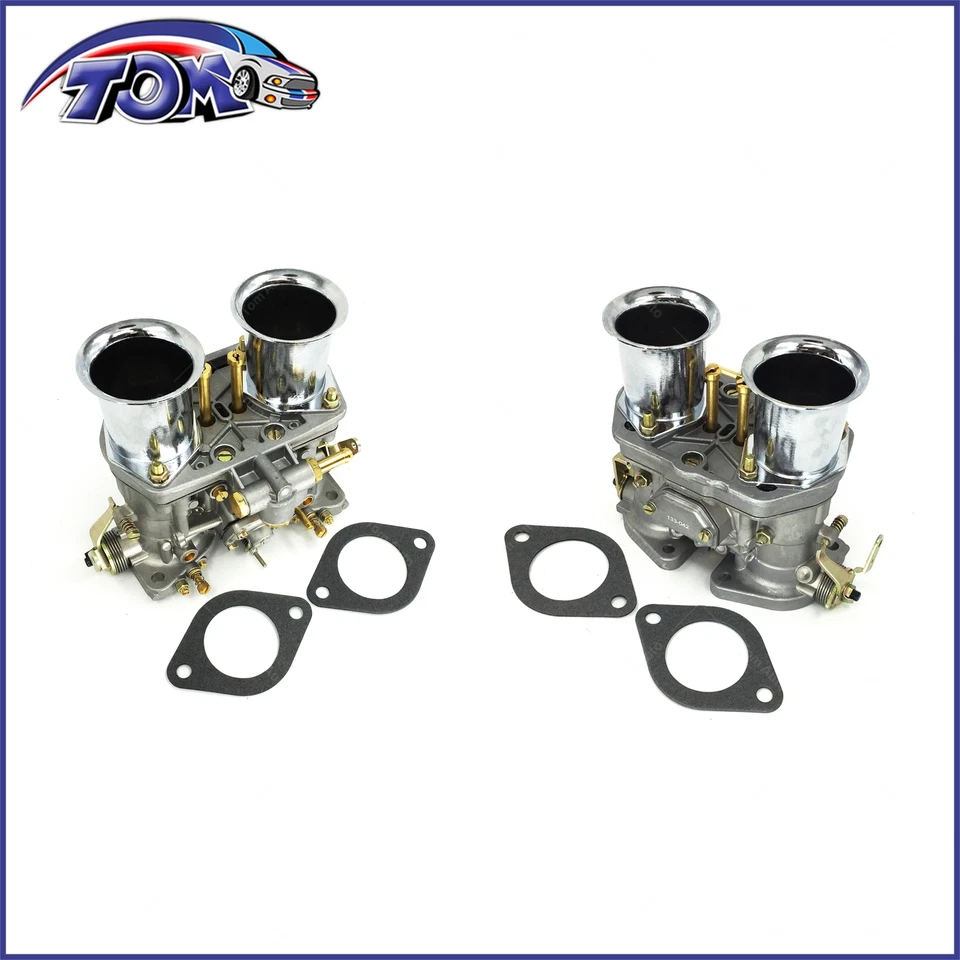 2PCS Carburetor Set For Volkswagen Beetle 44 IDF Weber 2 BARREL Jaguar Porsche - Image 1 of 4