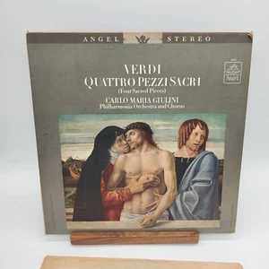 CARLO MARIA GIULINI VERDI quattro pezzi ANGEL US stereo LP 36125 Record Album  - Picture 1 of 5