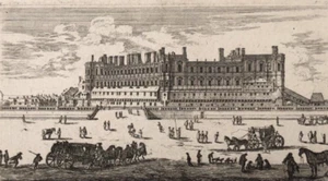 Antique Original Etching Israël SILVESTRE (1621-1691) St German en Laye Chateau - Picture 1 of 8
