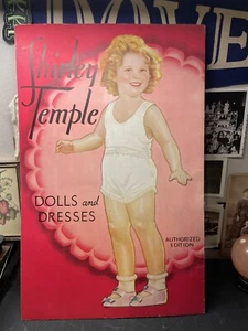 RAR Original 1937 SHIRLEY TEMPLE Puppen und Kleider Papier Puppenbuch 1761 Vintage - Bild 1 von 13