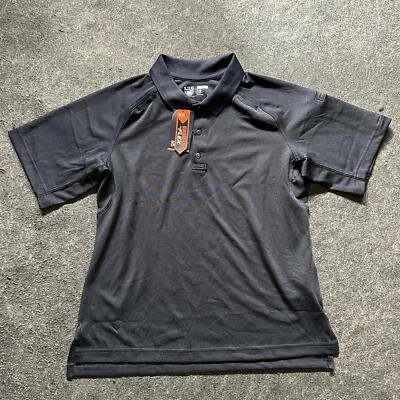 5.11 Tactical Women's Performance Short Sleeve Polo Shirt, size L, Dark Navy - Image 1 of 4