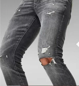 $240 Designer G-STAR RAW Men's Revend Skinny Vintage Ripped Distress Jeans 31 - Bild 1 von 4