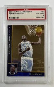 1995 Upper Deck SP Championship #62 Kevin Garnett PSA 8 NM-MT SF-5422 - Picture 1 of 2