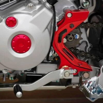 CNC Rear Chain Guard Guide Protector Slider Fit For Honda CRF125F 2019-2025 Red - Image 1 of 4