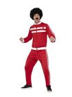 Smiffys Scouser Tracksuit, Red & White (Size M)