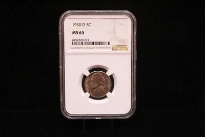 1950-D Jefferson 5C NGC MS65   (071PID) - Image 1 of 4